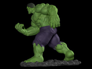 3d printable hulk Modèles 3D en vedette