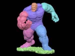 3d printable hulk Modèles 3D en vedette