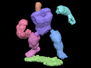 3d printable hulk Modèles 3D en vedette