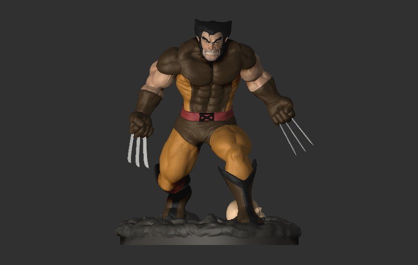 Wolverine action stl files 3d model printing