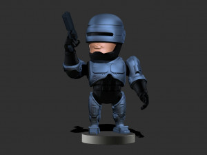RoboCop Chibi Modelo de impresión 3D