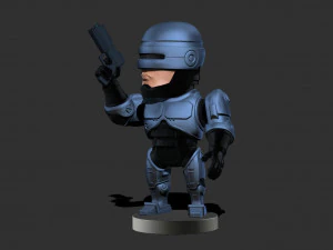 RoboCop Chibi 3D Print Model