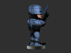 RoboCop Chibi 3D Print Model
