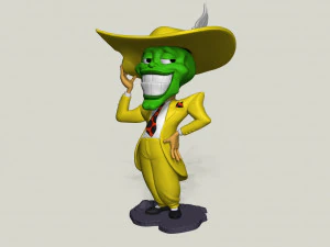 面具赤壁 3D 打印模型