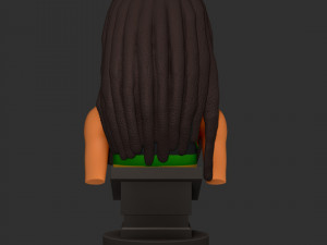 Bob Marley Caricature Modèles 3D en vedette