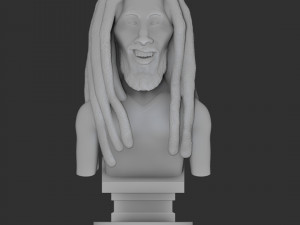 Bob Marley Caricature Modèles 3D en vedette