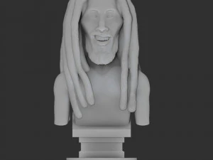 Bob Marley Caricature 3D Print Model