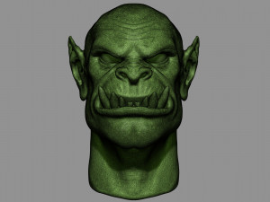 orc head 3Dプリントモデル