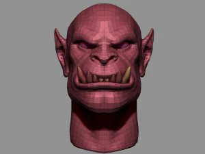 orc head 3D Print Model