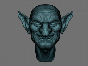goblin head 3D 打印模型