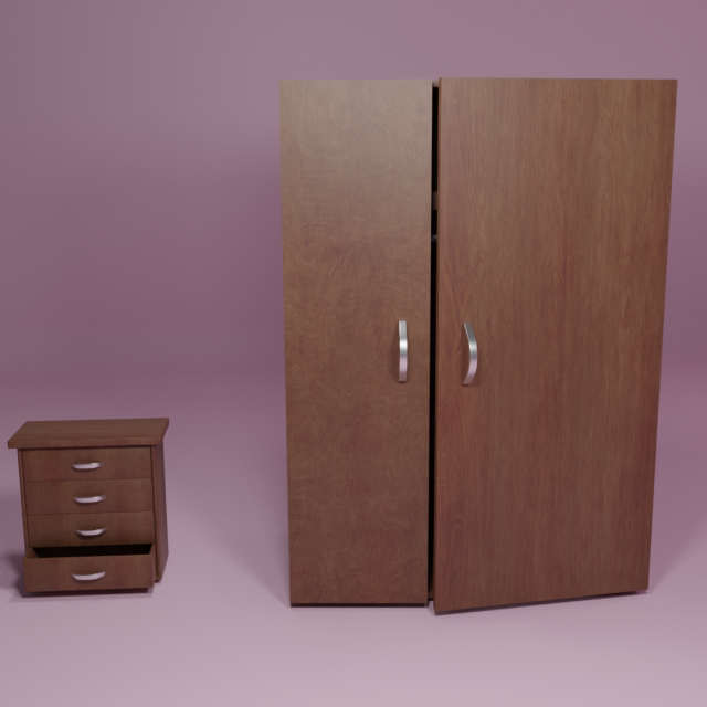 closet with small wardrobe 3D 模型 .c4d .max .obj .3ds .fbx .stl .blend 