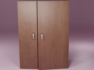 closet with small wardrobe 3D 模型