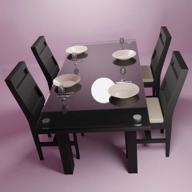 black dinning room 3D मॉडल .c4d .max .obj .3ds .fbx .stl .blend 