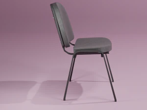 black fabric chair 3D Model