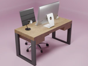 escritorio peque&ntilde;o Modelo 3D