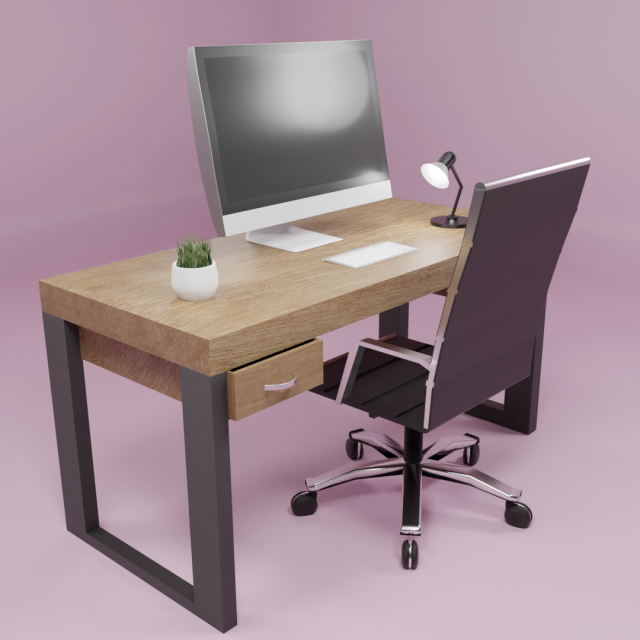 small desk 3D Model .c4d .max .obj .3ds .fbx .stl .blend 