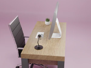 escritorio peque&ntilde;o Modelo 3D