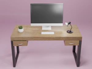 escritorio peque&ntilde;o Modelo 3D