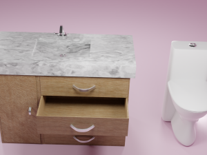 handwash and toilet Modèle 3D