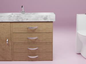 handwash and toilet Modèle 3D