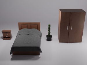 bedroom 3D Модель