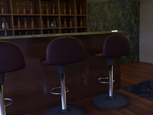 house bar Modello 3D