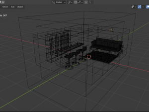 house bar Modello 3D