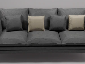 sof&aacute; oscuro Modelo 3D
