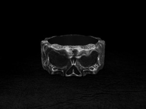 Skull ring 3Dプリントモデル