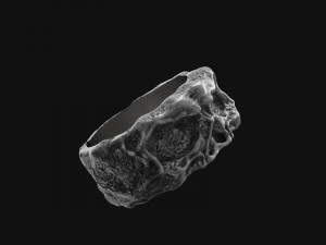 Skull ring 3Dプリントモデル
