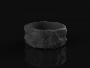Skull ring 3Dプリントモデル