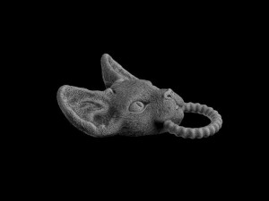 Cat head bracelet Modelo de Impressão 3D