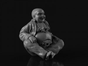 Buddha figurine Modèles 3D en vedette