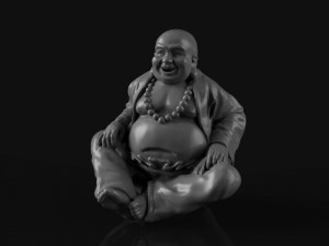 Buddha figurine Modèles 3D en vedette