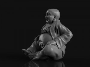 Buddha figurine Modèles 3D en vedette