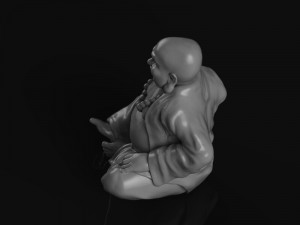 Buddha figurine Modèles 3D en vedette