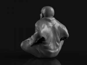 Buddha figurine Modèles 3D en vedette