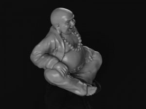 Buddha figurine Modèles 3D en vedette