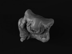 Buddha figurine Modèles 3D en vedette