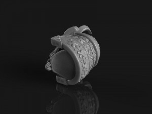 The head of a samurai 3D प्रिंट मॉडल