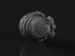 The head of a samurai 3D प्रिंट मॉडल