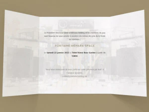 Movimento aperto della busta Modello 3D