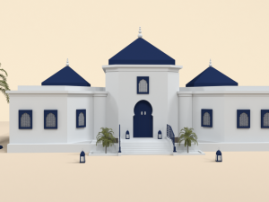 3D Ramadan Kareem - motion concept model 3D Model