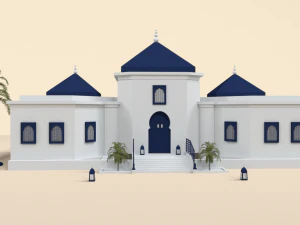 3D Ramadan Kareem - motion concept model 3D Model