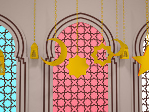 Ramadan Kareem - Motion Video 3D 모델