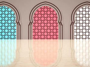 Ramadan Kareem - v&iacute;deo em movimento Modelo 3D