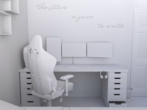 Optical Store - Interior design 3Dモデル