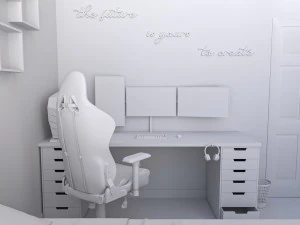 Optical Store - Interior design 3D Model