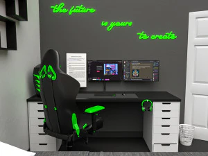 Optical Store - Interior design 3D Model