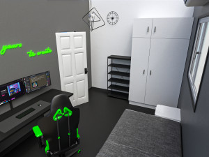 Optical Store - Interior design 3Dモデル